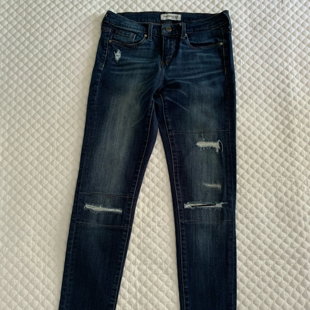 BANANA REPUBLIC Cropped Skinny Jeans
